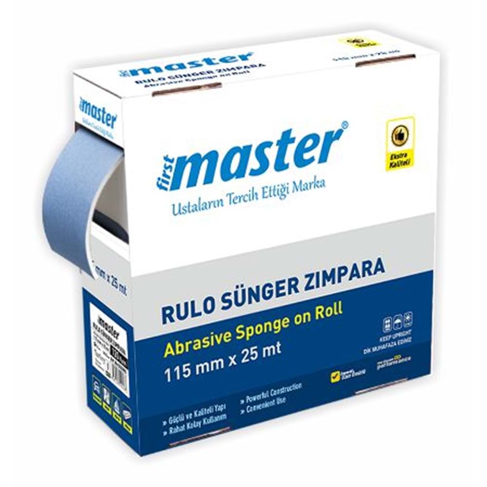 RULO SÜNGER ZIMPARA 115 MM X 25 MT 120 KUM