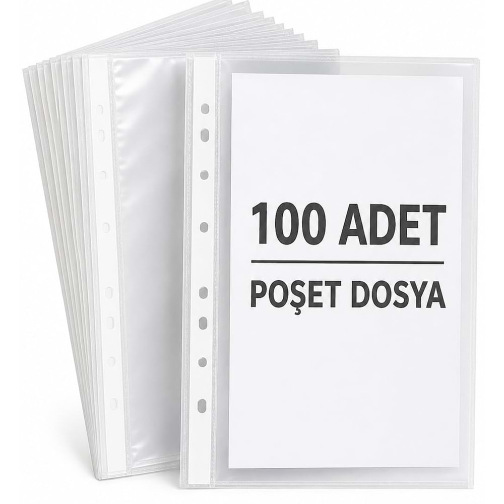 A4 POŞET DOSYA 100 AD.