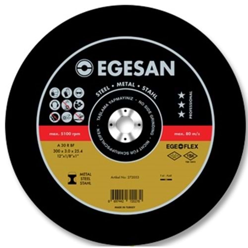 EGESAN SABİT TEZGAH 300x3.0x25,4