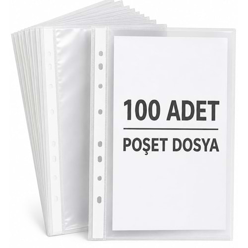 A4 POŞET DOSYA 100 AD.