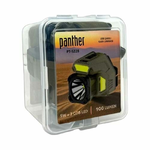 KAFA LAMBASI USB ŞARJLI PT-5228