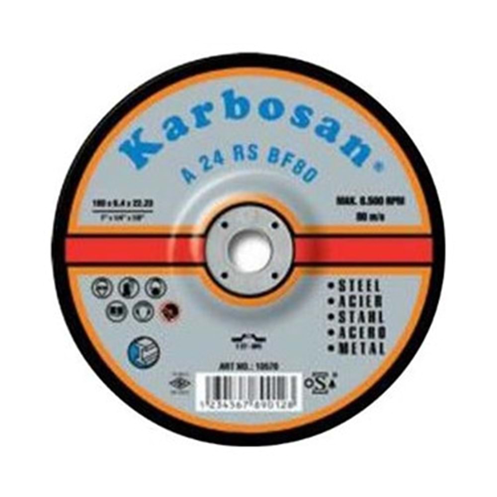 KARBOSAN METAL TAŞLAMA 180x6