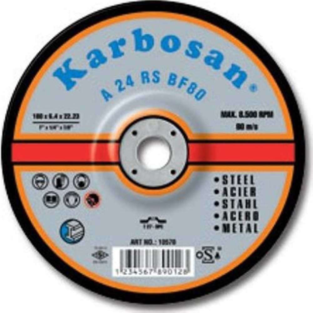 KARBOSAN METAL TAŞLAMA 230x10