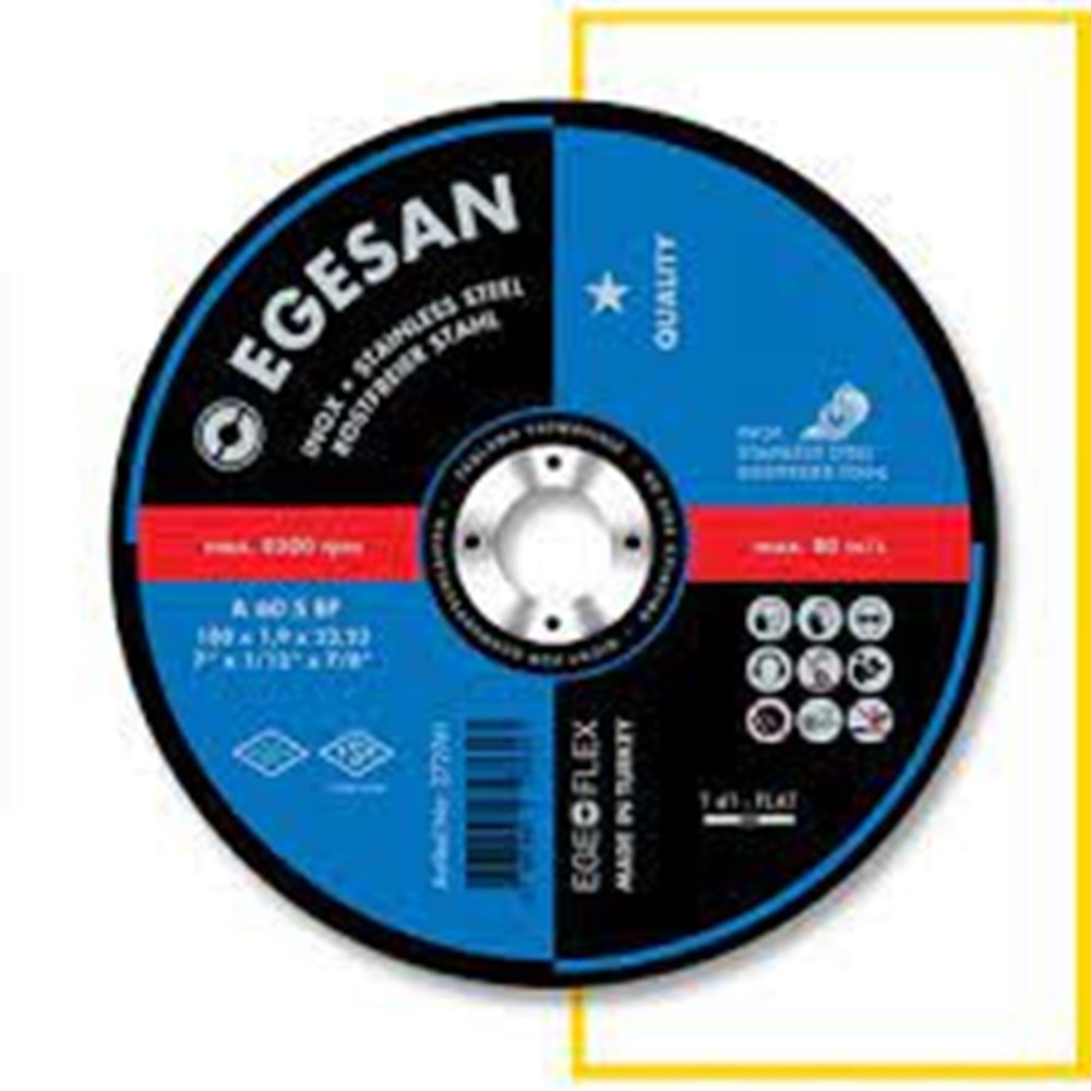 EGESAN METAL KESİCİ İNOX 115x1.0