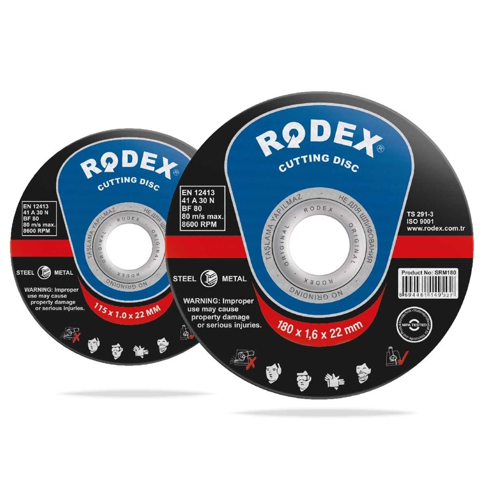 METAL KESİCİ BOMBELİ 180x3.0