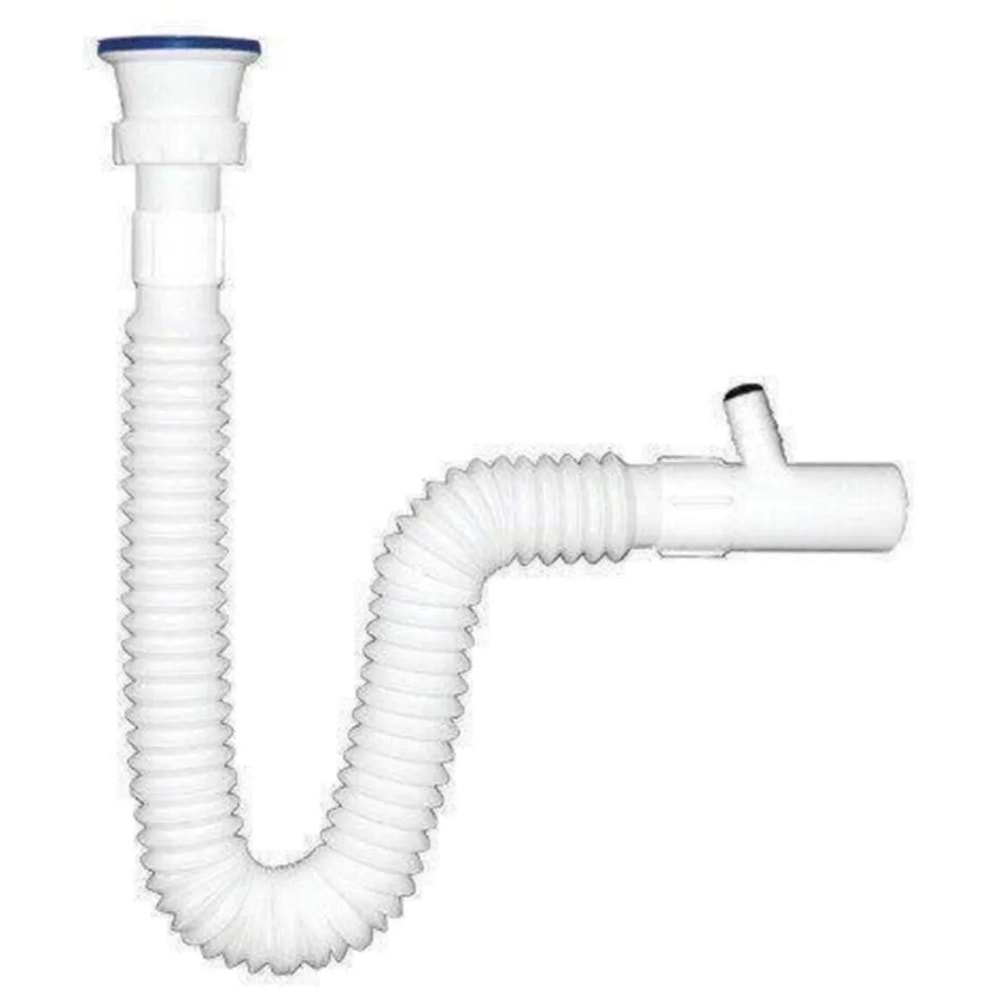 LAVABO SİFONU ÇİFT ÇIKIŞLI