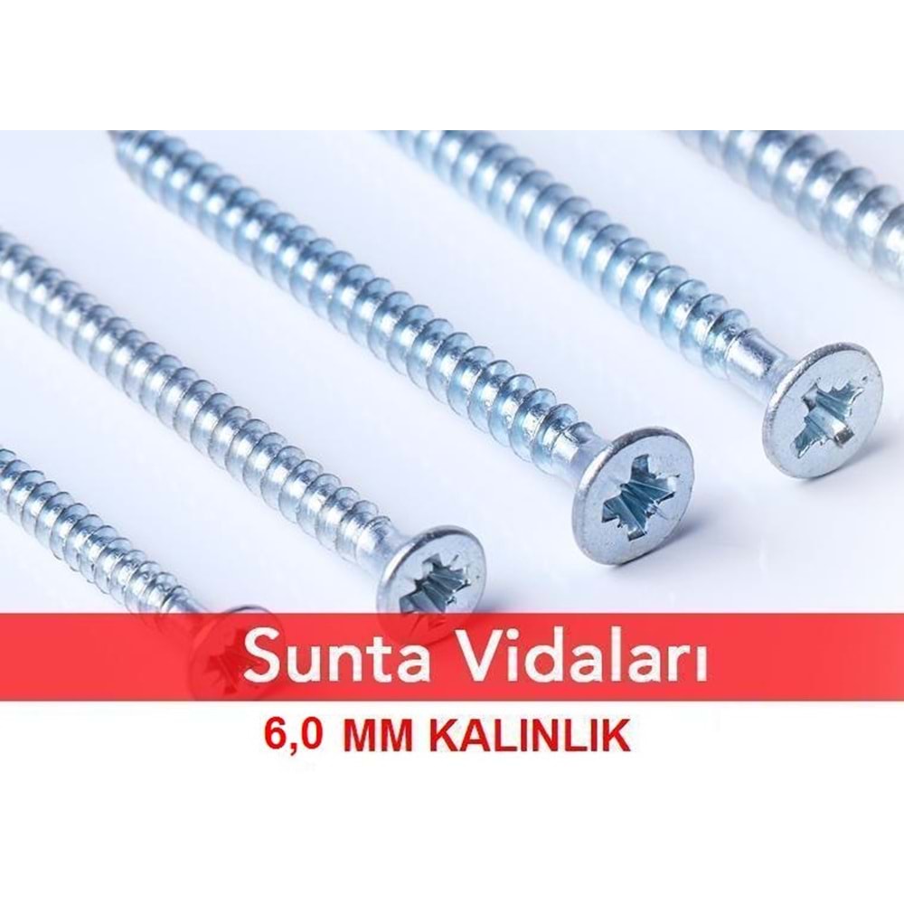 SUNTA VİDASI 6,0
