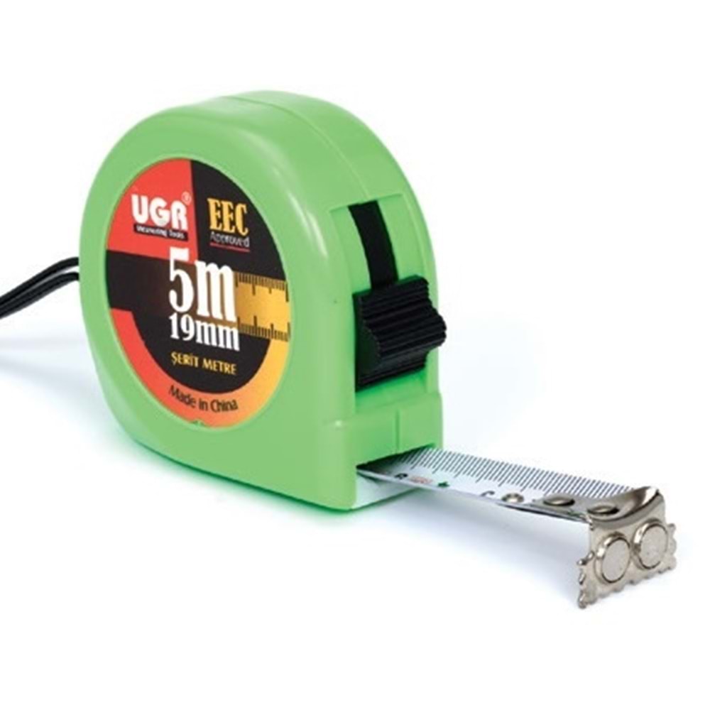 UGR ŞERİT METRE MIKNATISLI 5 MT * 19 MM