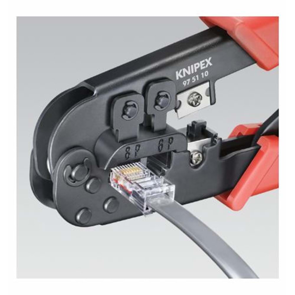 KNIPEX TELEFON VE JAK PENSESI IZOLE 190 MM