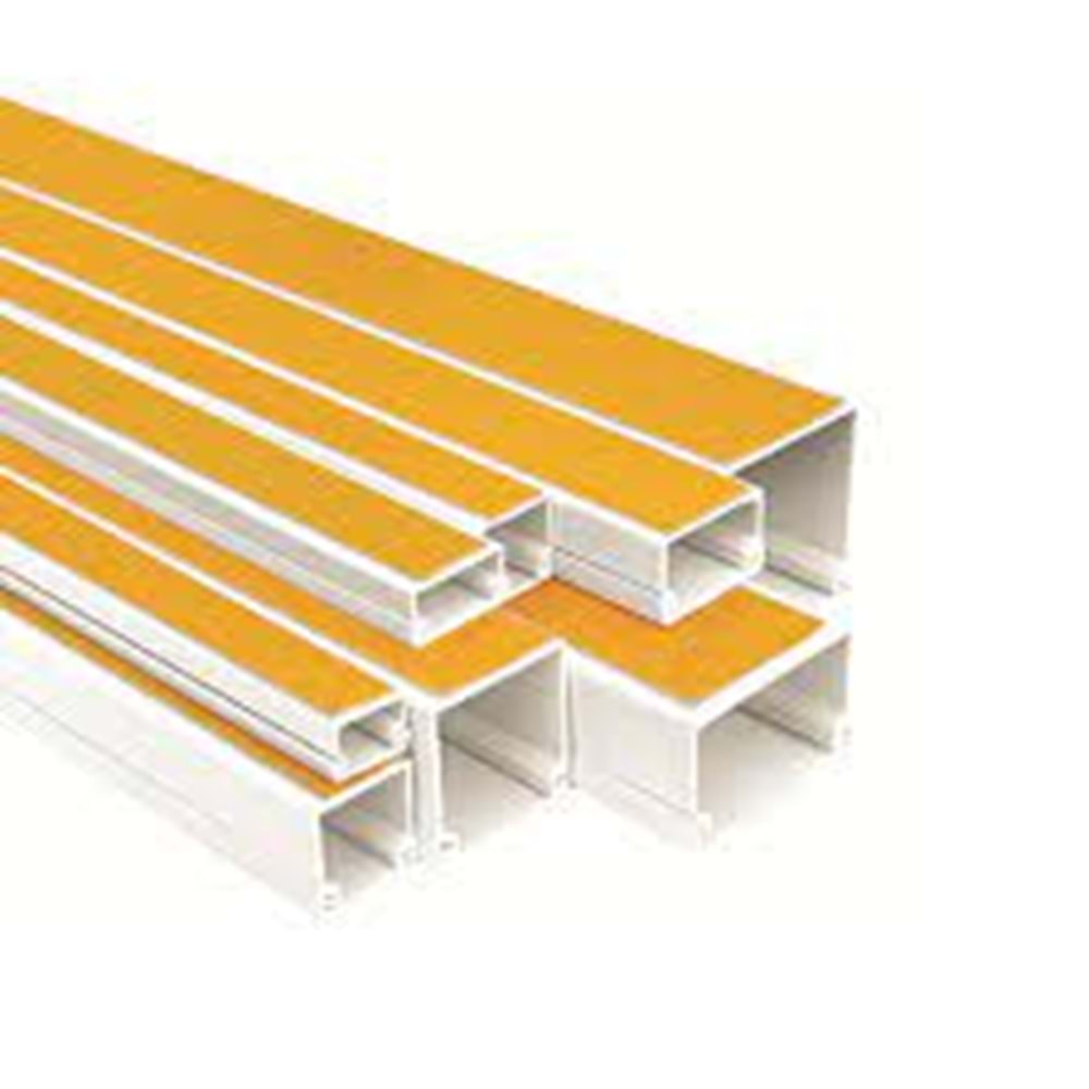 PVC KABLO KANALI YAPIŞKAN 25 X 16