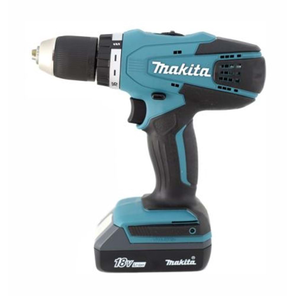 MAKİTA AKÜLÜ MATKAP VİDALAMA ÇİFT AKÜ 18V 1,5 Ah DDF453SYE
