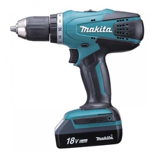 MAKİTA AKÜLÜ MATKAP VİDALAMA 18 V 1,5 Ah DF457DWE