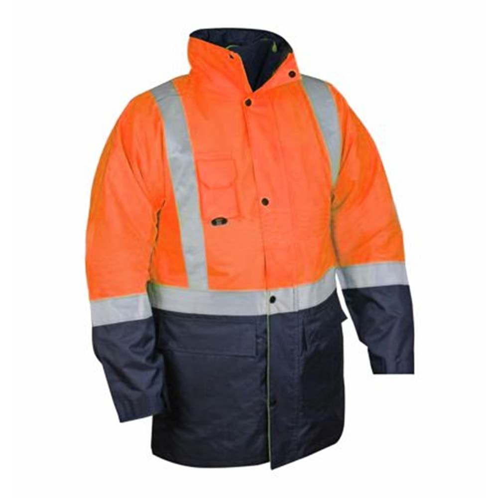 OXFORD PARKA TURUNCU-MAVİ