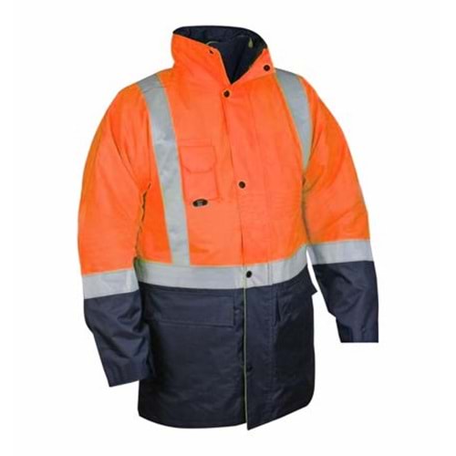 OXFORD PARKA TURUNCU-MAVİ